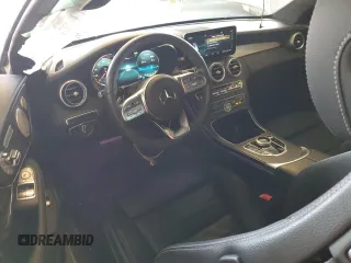 2020 Mercedes-Benz C 300 with VIN W1KWJ8DB2LF985202, listed as a Copart auction lot 53155975 with 48,895 mi miles and Salvage Title. Bid and sale history available at DreamBid. Image 8.