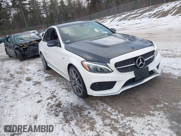 2018 Mercedes-Benz C 43 AMG with VIN 55SWF6EB2JU246197, listed as a IAAI auction lot 41347044 with 61,548 mi miles and . Bid and sale history available at carsss.com. Image 1.