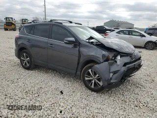 2018 Toyota RAV4 XLE with VIN 2T3WFREV6JW515146, listed as a Copart auction lot 43525825 with 73,257 mi miles and Salvage Title. Bid and sale history available at carsss.com. Image 4.