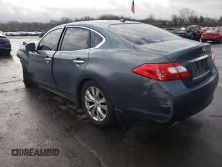 2012 Infiniti M37 with VIN JN1BY1AR1CM396587, listed as a Copart auction lot 52291185 with 145,794 mi miles and Salvage Title. Bid and sale history available at carsss.com. Image 2.