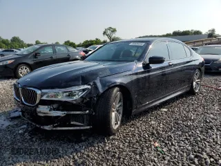 2018 BMW 7 Series ALPINA B7 xDrive with VIN WBA7F2C55JG424103, listed as a Copart auction lot 59509205 with 64,208 mi miles and Salvage title. Bid and sale history available at DreamBid. Image 1.
