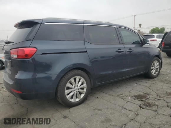 2015 Kia Sedona SX with VIN KNDMC5C17F6036445, listed as a Copart auction lot 43666375 with 143,470 mi miles and Clean Title. Bid and sale history available at carsss.com. Image 3.