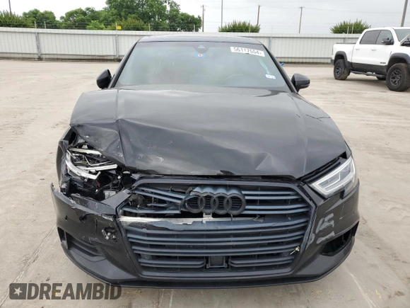 2020 Audi A3 with VIN WAUCUGFF4LA097155, listed as a Copart auction lot 56117554 with 74,100 mi miles and Salvage title. Bid and sale history available at DreamBid. Image 5.