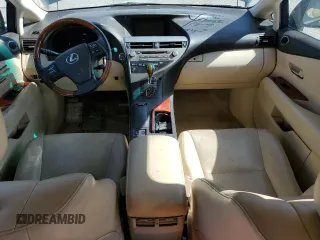 2010 Lexus RX 450h with VIN JTJZB1BA1A2400309, listed as a Copart auction lot 62584925 with 131,357 mi miles and Salvage title. Bid and sale history available at DreamBid. Image 8.