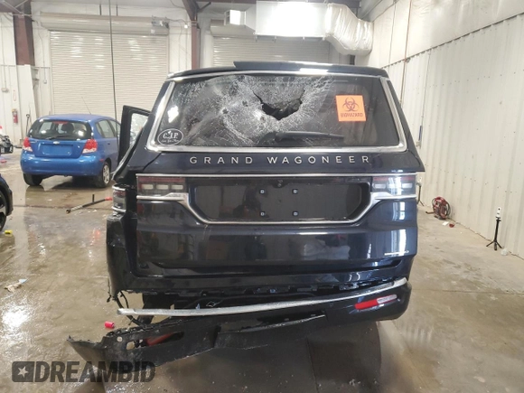 2024 Jeep Grand Wagoneer Series III with VIN 1C4SJVGP2RS111656, listed as a Copart auction lot 49726805 with Not provided miles and Non repairable. Bid and sale history available at DreamBid. Image 6.