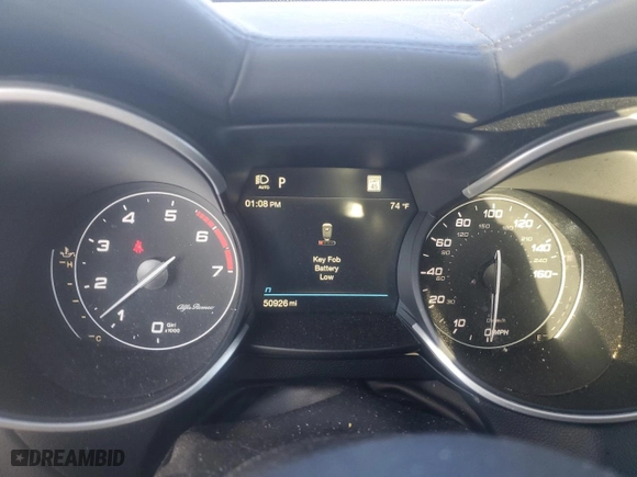 2022 Alfa Romeo Stelvio Ti with VIN ZASPAKBN8N7D29373, listed as a Copart auction lot 85424324 with 50,926 mi miles and Salvage Title. Bid and sale history available at carsss.com. Image 9.