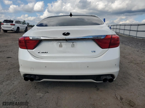 2015 Kia K900 Luxury with VIN KNALW4D45F6023180, listed as a Copart auction lot 74623214 with 64,600 mi miles and Salvage Title. Bid and sale history available at carsss.com. Image 6.
