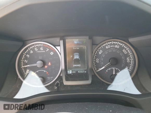 2023 Toyota Tacoma SR z VIN 3TMCZ5AN8PM589655, wystawiony jako Copart lot #56663615 z przebiegiem 43 327 mil mil oraz Szkoda całkowita • Salvage title. Historia ofert i sprzedaży dostępna na DreamBid. Obrazek 9.