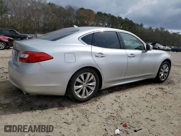2012 Infiniti M37 with VIN JN1BY1AP6CM334908, listed as a Copart auction lot 48795855 with 149,648 mi miles and Salvage Title. Bid and sale history available at carsss.com. Image 3.