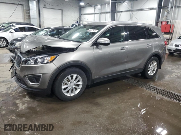 2018 Kia Sorento LX with VIN 5XYPGDA36JG399146, listed as a Copart auction lot 50083975 with 89,732 mi miles and Salvage Title. Bid and sale history available at carsss.com. Image 1.