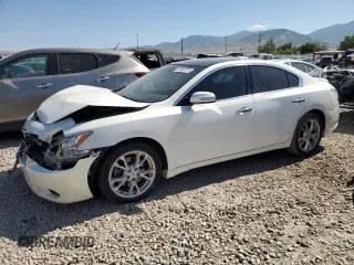 2012 Nissan Maxima SV with VIN 1N4AA5AP9CC847179, listed as a Copart auction lot 61097075 with 98,996 mi miles and Salvage title. Bid and sale history available at DreamBid. Image 1.