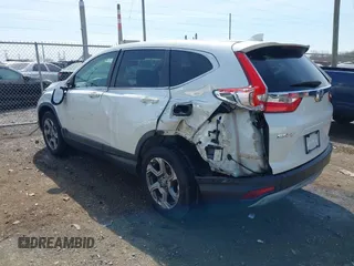 2017 Honda CR-V EX-L with VIN 5J6RW2H89HL049908, listed as a IAAI auction lot 41904797 with 89,365 mi miles and . Bid and sale history available at carsss.com. Image 3.