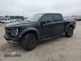 2022 Ford F-150 Raptor with VIN 1FTFW1RG2NFB76535, listed as a Copart auction lot 44899395 with 50,011 mi miles and Salvage Title. Bid and sale history available at carsss.com. Image 1.