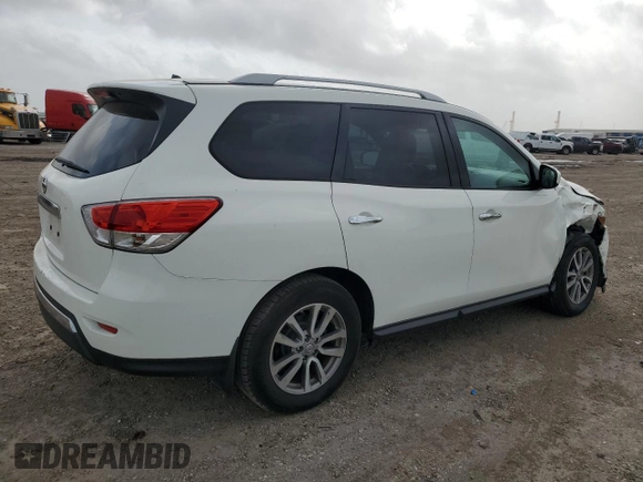 2015 Nissan Pathfinder S с VIN 5N1AR2MN4FC710209, выставлен на аукционе Copart как лот 51515215 с пробегом 64 706 миль миль и Списание • Salvage title. История ставок и продаж доступна на DreamBid. Изображение 3.