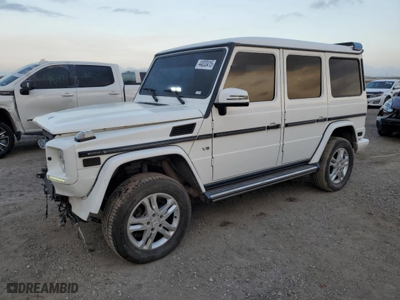 2014 Mercedes-Benz G-Class G 550 with VIN WDCYC3HF8EX222735, listed as a Copart auction lot 44033415 with 139,613 mi miles and Salvage Title. Bid and sale history available at carsss.com. Image 1.