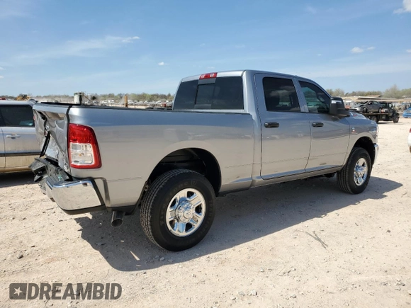 2024 Ram 2500 Tradesman with VIN 3C6UR5CL4RG393141, listed as a Copart auction lot 51021265 with 52 mi miles and Salvage title. Bid and sale history available at DreamBid. Image 3.