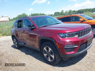 2024 Jeep Grand Cherokee with VIN 1C4RJYB61RC145595, listed as a IAAI auction lot 42706016 with 27,550 mi miles and . Bid and sale history available at DreamBid. Image 1.