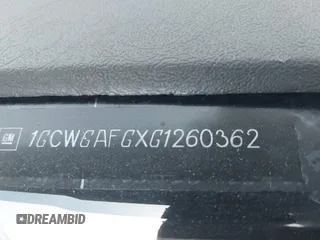 2016 Chevrolet Express Cargo Van with VIN 1GCWGAFGXG1260362, listed as a IAAI auction lot 41813990 with 141,741 mi miles. Bid and sale history available at carsss.com. Image 9.