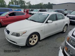 2004 BMW 5 Series 530i z VIN WBANA735X4B807183, wystawiony jako Copart lot #59941795 z przebiegiem 192 446 mil mil oraz Szkoda całkowita • Salvage title. Historia ofert i sprzedaży dostępna na DreamBid. Obrazek 1.