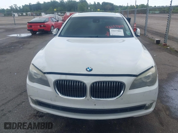 2011 BMW 7 Series 750i with VIN WBAKA8C56BCY37281, listed as a IAAI auction lot 42637801 with 122,263 mi miles and . Bid and sale history available at DreamBid. Image 12.