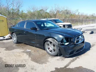 2013 Dodge Charger SE with VIN 2C3CDXBG5DH639694, listed as a IAAI auction lot 41134402 with 159,517 mi miles and . Bid and sale history available at carsss.com. Image 1.
