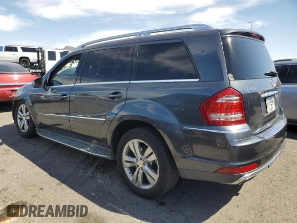 2011 Mercedes-Benz GL-Class GL 450 with VIN 4JGBF7BE3BA627146, listed as a Copart auction lot 52482745 with 309,711 mi miles and Salvage Title. Bid and sale history available at carsss.com. Image 2.