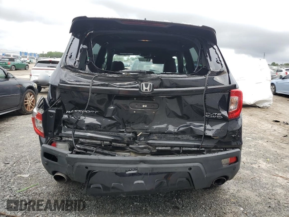 2019 Honda Passport Elite with VIN 5FNYF8H07KB015815, listed as a Copart auction lot 71529484 with 136,228 mi miles and Non Repairable. Bid and sale history available at carsss.com. Image 6.
