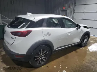 2018 Mazda CX-3 Grand Touring with VIN JM1DKFD72J0305961, listed as a Copart auction lot 45953085 with 93,221 mi miles and Salvage Title. Bid and sale history available at carsss.com. Image 3.