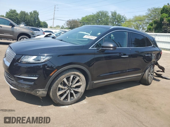 2019 Lincoln MKC Reserve with VIN 5LMCJ3C97KUL21835, listed as a Copart auction lot 60448605 with 46,193 mi miles and Salvage title. Bid and sale history available at DreamBid. Image 1.