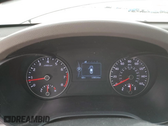2016 Kia Optima EX with VIN 5XXGU4L34GG068925, listed as a Copart auction lot 84933684 with 108,314 mi miles and Salvage Title. Bid and sale history available at carsss.com. Image 9.