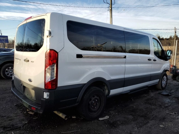 2023 Ford Transit Passenger Wagon XL with VIN 1FBAX2YG6PKA93719, listed as a Copart auction lot 43209725 with 47,459 mi miles and Non Repairable. Bid and sale history available at carsss.com. Image 3.