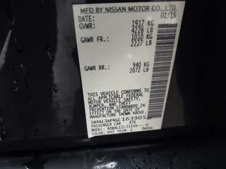 2016 Nissan Altima SR с VIN 1N4AL3AP4GC163905, выставлен на аукционе IAAI как лот 41946057 с пробегом 151 474 миль миль и . История ставок и продаж доступна на DreamBid. Изображение 9.
