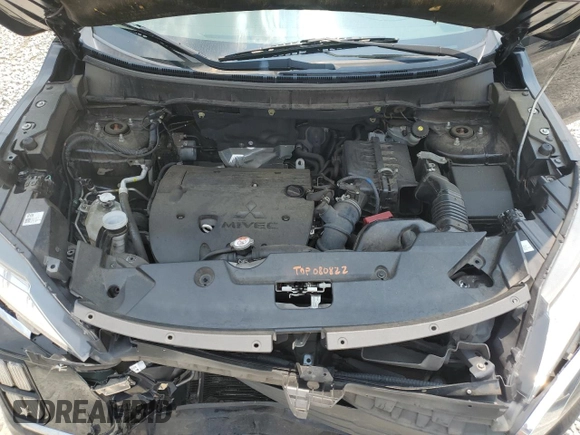 2020 Mitsubishi Outlander ES with VIN JA4AP3AU4LU017135, listed as a Copart auction lot 59336795 with 91,576 mi miles and Salvage title. Bid and sale history available at DreamBid. Image 11.