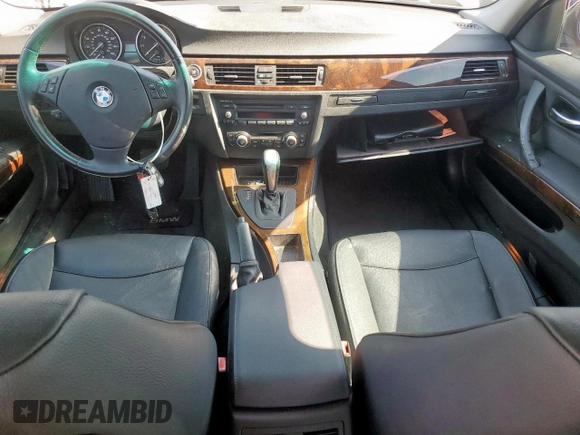 2011 BMW 3 Series 328i with VIN WBAPH7C50BE461757, listed as a Copart auction lot 62005405 with 129,851 mi miles and Salvage title. Bid and sale history available at DreamBid. Image 8.