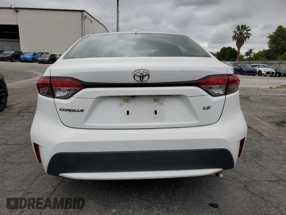 2021 Toyota Corolla LE with VIN 5YFEPMAE3MP212325, listed as a Copart auction lot 52352615 with 112,834 mi miles and Clean Title. Bid and sale history available at carsss.com. Image 6.
