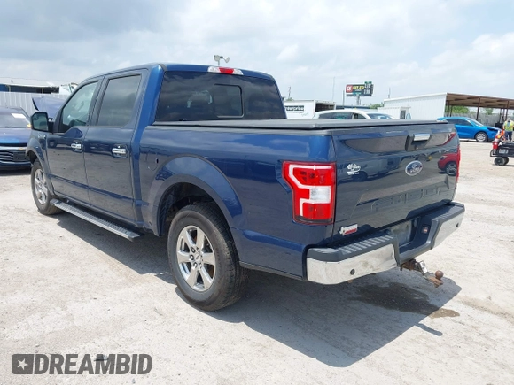 2018 Ford F-150 XL with VIN 1FTEW1C58JKD53884, listed as a IAAI auction lot 42402222 with 159,330 mi miles and . Bid and sale history available at DreamBid. Image 3.