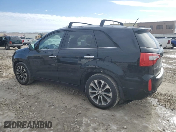 2015 Kia Sorento SX with VIN 5XYKW4A72FG549051, listed as a Copart auction lot 41840155 with 125,021 mi miles and Salvage Title. Bid and sale history available at carsss.com. Image 2.