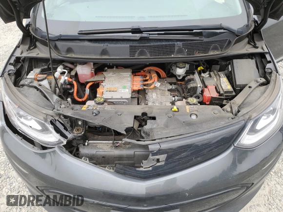 2017 Chevrolet Bolt EV Premier with VIN 1G1FX6S01H4171729, listed as a Copart auction lot 64056645 with 152,438 mi miles and Salvage title. Bid and sale history available at DreamBid. Image 12.