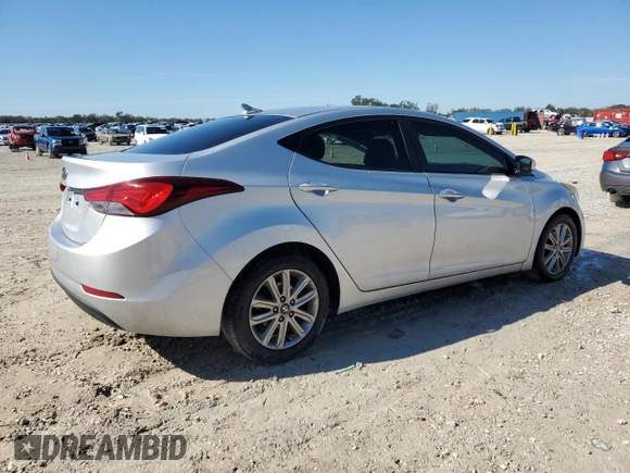 2015 Hyundai Elantra SE with VIN 5NPDH4AE6FH554537, listed as a Copart auction lot 41907465 with 106,131 mi miles and Salvage Title. Bid and sale history available at DreamBid. Image 3.