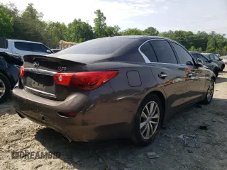 2017 Infiniti Q50 3.0t Premium with VIN JN1EV7AP6HM737836, listed as a Copart auction lot 52141883 with 123,927 mi miles and Clean Title. Bid and sale history available at carsss.com. Image 3.