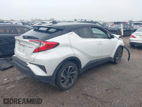 2021 Toyota C-HR LE with VIN NMTKHMBX4MR128066, listed as a IAAI auction lot 41102041 with 53,811 mi miles. Bid and sale history available at carsss.com. Image 4.
