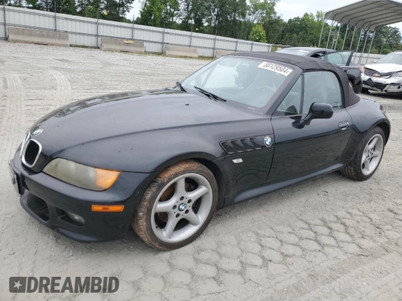 1998 BMW 3 Series 2.8L with VIN 4USCJ3324WLC12705, listed as a Copart auction lot 58129504 with 122,488 mi miles and Salvage Title. Bid and sale history available at carsss.com. Image 1.