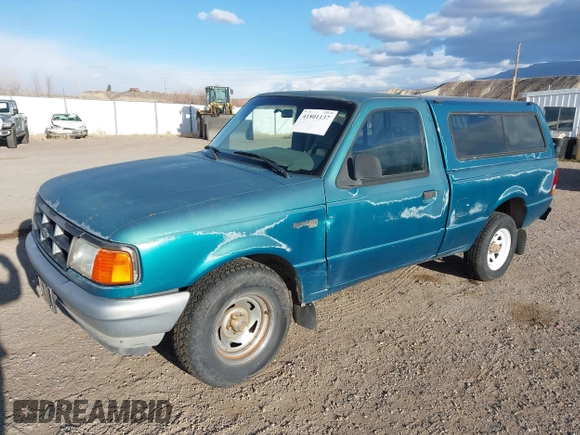 1994 Ford Ranger Splash with VIN 1FTCR10A4RUC81646, listed as a IAAI auction lot 41801137 with 202,216 mi miles. Bid and sale history available at carsss.com. Image 2.