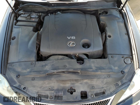 2007 Lexus IS 250 with VIN JTHBK262172027244, listed as a Copart auction lot 61504085 with 181,524 mi miles and Salvage title. Bid and sale history available at DreamBid. Image 11.