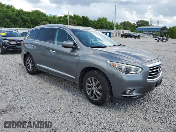 2015 Infiniti QX60 with VIN 5N1AL0MMXFC539558, listed as a Copart auction lot 56425535 with 155,027 mi miles and Clean Title. Bid and sale history available at DreamBid. Image 4.