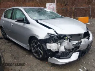 2017 Toyota Corolla iM with VIN JTNKARJE4HJ547617, listed as a IAAI auction lot 41839799 with 52,106 mi miles. Bid and sale history available at carsss.com. Image 1.