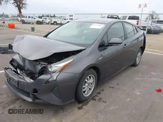 2018 Toyota Prius Two with VIN JTDKBRFU5J3595848, listed as a IAAI auction lot 41559864 with 190,346 mi miles and . Bid and sale history available at carsss.com. Image 2.