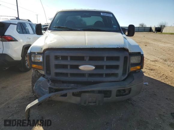 2007 Ford F-250 XL with VIN 1FTSW20P07EA17846, listed as a Copart auction lot 85540304 with 250,253 mi miles and Salvage Title. Bid and sale history available at DreamBid. Image 5.