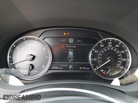 2023 Infiniti QX50 Sport with VIN 3PCAJ5FA4PF121110, listed as a Copart auction lot 65622154 with 9,708 mi miles and Salvage title. Bid and sale history available at DreamBid. Image 9.