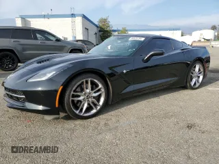 2014 Chevrolet Corvette Z51 2LT with VIN 1G1YK2D76E5127306, listed as a Copart auction lot 86820794 with 43,333 mi miles and Salvage title. Bid and sale history available at DreamBid. Image 1.